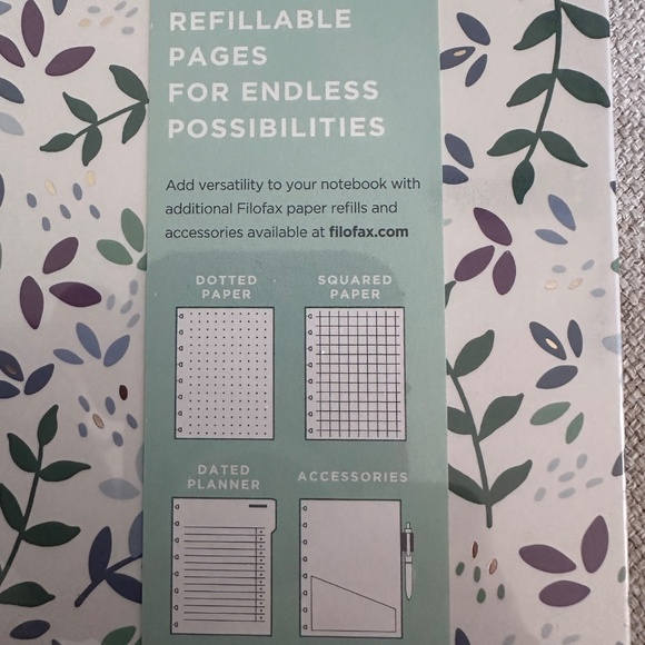 FILOFAX A5 GARDEN refillable Notebook - Brand New and Sealed - Picture 4 of 5
